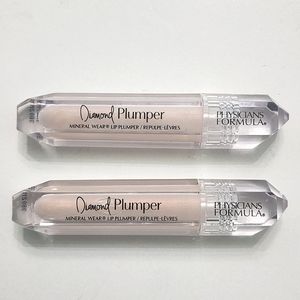 2x Lot Physicians Formula Diamond Lip Plumper Light Pink Princess Cut